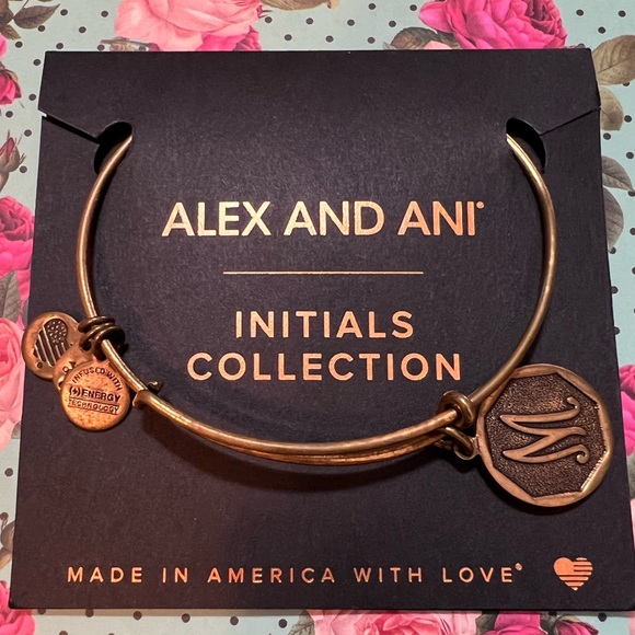 ALEX AND ANI Initial ‘M’ Bracelet - Picture 3 of 5